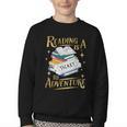 Book Adventure Library Student Teacher Book Youth Crewneck Sweatshirt