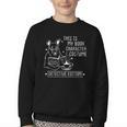 This Is My Book Character Costume Dog Reading a Book Youth Crewneck Sweatshirt This Is My Book Character Costume Dog Reading a Book Youth Crewneck Sweatshirt