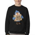This Is My Book Character Costume Pigeon Kids Reading Youth Crewneck Sweatshirt