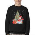 Book Christmas Tree Bookworm Gingerbread Man Snowman Reading Youth Crewneck Sweatshirt Book Christmas Tree Bookworm Gingerbread Man Snowman Reading Youth Crewneck Sweatshirt