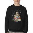 Book Christmas Tree Teacher Book Lover Crew Neck Modern Classic Christmas Small Short Sleeve -Adults -Kids Youth Crewneck Sweatshirt Book Christmas Tree Teacher Book Lover Crew Neck Modern Classic Christmas Small Short Sleeve -Adults -Kids Youth Crewneck Sweatshirt