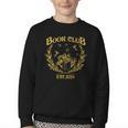 Book Club Since Reading Club EST 2024 Book Lover Social Club Youth Crewneck Sweatshirt
