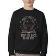 Book Club Shirts For Women Most Likely To Read One Day Youth Crewneck Sweatshirt