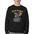 Book Dragon Mark Minson's Books Youth Crewneck Sweatshirt