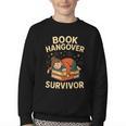 Book Hangover Survivor Reading Humor Librarian Bibliophiles Youth Crewneck Sweatshirt Book Hangover Survivor Reading Humor Librarian Bibliophiles Youth Crewneck Sweatshirt