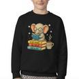 Book Lover Elephant Reading Books Library Read Books Be Kind Youth Crewneck Sweatshirt Book Lover Elephant Reading Books Library Read Books Be Kind Youth Crewneck Sweatshirt