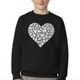 Book Lover Heart Shape Reading Librarian Library Teacher Youth Crewneck Sweatshirt Book Lover Heart Shape Reading Librarian Library Teacher Youth Crewneck Sweatshirt