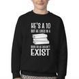 Book Lover Quotes Book Enthusiast Youth Crewneck Sweatshirt
