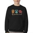 Book Lover Reader Coffee Dog Book My Needs Are Simple For Men Women Youth Crewneck Sweatshirt Book Lover Reader Coffee Dog Book My Needs Are Simple For Men Women Youth Crewneck Sweatshirt