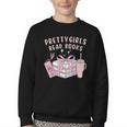 Book Lover's Pretty Girl's Read Books Youth Crewneck Sweatshirt