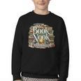 Book Nook Enthusiast Cozy Library Reader Collector Youth Crewneck Sweatshirt