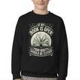 If My Book Is Open Your Mouth Should Be Closed Youth Crewneck Sweatshirt If My Book Is Open Your Mouth Should Be Closed Youth Crewneck Sweatshirt