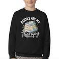 Book Are My Therapy Aesthetic Bookish Reading Youth Crewneck Sweatshirt Book Are My Therapy Aesthetic Bookish Reading Youth Crewneck Sweatshirt