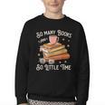 Book Reading Kafee Librarian Vele Books And Little Time Youth Crewneck Sweatshirt Book Reading Kafee Librarian Vele Books And Little Time Youth Crewneck Sweatshirt