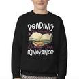 Book Reading Reading Can Seriously Damage Your Ignorance Youth Crewneck Sweatshirt Book Reading Reading Can Seriously Damage Your Ignorance Youth Crewneck Sweatshirt