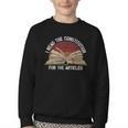 Book Vintage I Read The Constitution For The Articles Youth Crewneck Sweatshirt