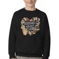 Bookaholic Addicted To Reading Book Lovers Literacy Youth Crewneck Sweatshirt Bookaholic Addicted To Reading Book Lovers Literacy Youth Crewneck Sweatshirt
