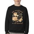 My Weekend Is All Booked Cozy Book Lover Reading Youth Crewneck Sweatshirt My Weekend Is All Booked Cozy Book Lover Reading Youth Crewneck Sweatshirt
