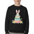 All Booked For Easter Shirt Bookworm Reading Book Reader Youth Crewneck Sweatshirt