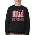 All Booked For Valentine Book Reading Women Girl Teacher Youth Crewneck Sweatshirt