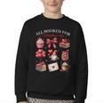 All Booked For Valentine Coquette Bow Girl Women Teacher Youth Crewneck Sweatshirt All Booked For Valentine Coquette Bow Girl Women Teacher Youth Crewneck Sweatshirt