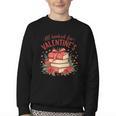 All Booked For Valentine's Book Lovers Romantic Readers Youth Crewneck Sweatshirt All Booked For Valentine's Book Lovers Romantic Readers Youth Crewneck Sweatshirt