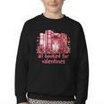 All Booked For Valentines Coquette Bow Book Lover Bookworm Youth Crewneck Sweatshirt All Booked For Valentines Coquette Bow Book Lover Bookworm Youth Crewneck Sweatshirt