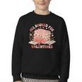 All Booked For Valentine’s Day Readers Teachers Bookworms Youth Crewneck Sweatshirt All Booked For Valentine’s Day Readers Teachers Bookworms Youth Crewneck Sweatshirt