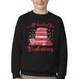 All Booked For Valentines Librarian Book Lover Teacher Youth Crewneck Sweatshirt All Booked For Valentines Librarian Book Lover Teacher Youth Crewneck Sweatshirt