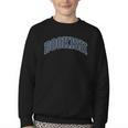 Bookish Vintage Varsity Style Book Lover Art Youth Crewneck Sweatshirt