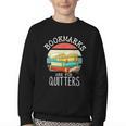 Bookmarks Are For Quitters Book Lovers Book Nerd Youth Crewneck Sweatshirt