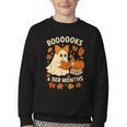 Books And BER Months Fall Librarian Reading Halloween Youth Crewneck Sweatshirt