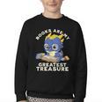 Books Are My Greatest Treasure Kawaii Dragon Reading Books Youth Crewneck Sweatshirt Books Are My Greatest Treasure Kawaii Dragon Reading Books Youth Crewneck Sweatshirt
