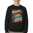 Books Are Just Word Tacos Shirt Book Shirts Reader Youth Crewneck Sweatshirt Books Are Just Word Tacos Shirt Book Shirts Reader Youth Crewneck Sweatshirt