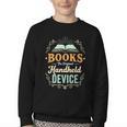 Books The Original Handheld Device Youth Crewneck Sweatshirt