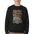 Books Plants And Coffee Growing Plant Gardening Planting Youth Crewneck Sweatshirt