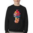 Books Reading Ice Cream Youth Crewneck Sweatshirt Books Reading Ice Cream Youth Crewneck Sweatshirt