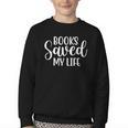 Books Saved My Life Youth Crewneck Sweatshirt
