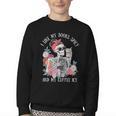 I Like My Books Spicy And My Coffee ICY Skeleton Women Youth Crewneck Sweatshirt I Like My Books Spicy And My Coffee ICY Skeleton Women Youth Crewneck Sweatshirt