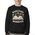 Bookstore Wanderers Retro Women Book Lovers Youth Crewneck Sweatshirt