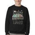 Booktrovert Definition Floral Books Reading Teacher Library Youth Crewneck Sweatshirt Booktrovert Definition Floral Books Reading Teacher Library Youth Crewneck Sweatshirt