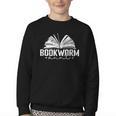 Bookworm Aunt Reading Lover Youth Crewneck Sweatshirt