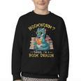 Bookworm I'm A Book Dragon Reading Books Bookish Book Lover Youth Crewneck Sweatshirt Bookworm I'm A Book Dragon Reading Books Bookish Book Lover Youth Crewneck Sweatshirt
