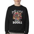 Bookworm For Women Just A Girl Who Loves Books Youth Crewneck Sweatshirt