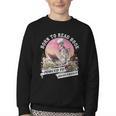 Born To Read Book Forced To Read Emails Skeleton Youth Crewneck Sweatshirt