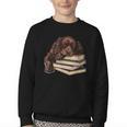 Boykin Spaniel Books Dog Breed Graphic Youth Crewneck Sweatshirt Boykin Spaniel Books Dog Breed Graphic Youth Crewneck Sweatshirt