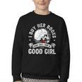 I Buy Her Books And Call Her A Good Girl Reading Book Lover Youth Crewneck Sweatshirt