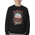 Buy Me Books And Call Me A Good Girl Youth Crewneck Sweatshirt Buy Me Books And Call Me A Good Girl Youth Crewneck Sweatshirt