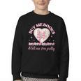 Buy Me Books And Tell Me I'm Pretty Coquette Book Lover Youth Crewneck Sweatshirt