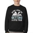 Buying A Book And Getting A Little Treat Youth Crewneck Sweatshirt Buying A Book And Getting A Little Treat Youth Crewneck Sweatshirt